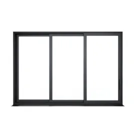 Sliding aluminum window door